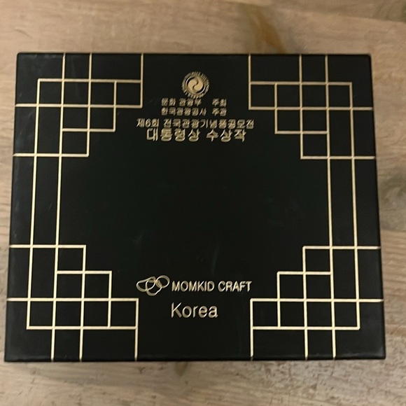 Momkid Korean Genre Painting Espresso Coffee Set Box Tourist Souvenir - Picture 8 of 9